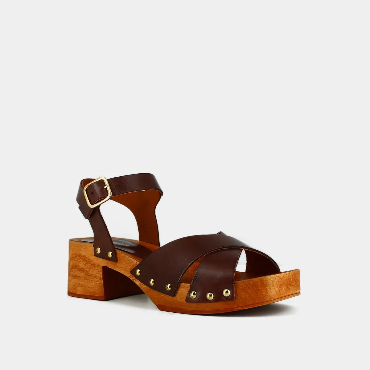 603- Mae Bis Cuir Marron