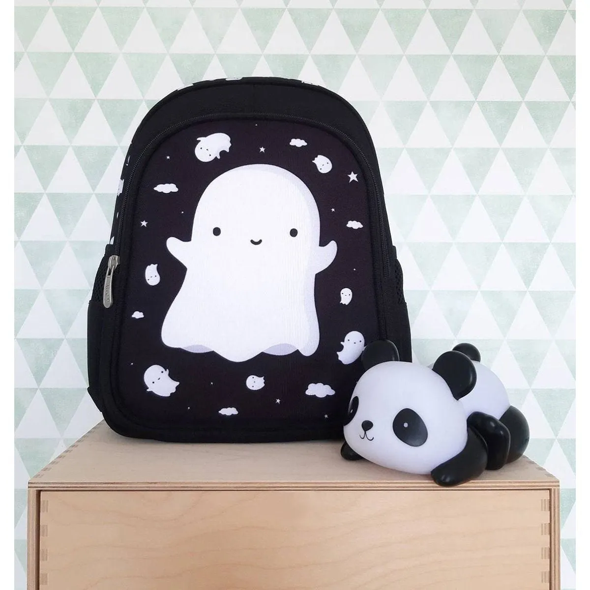 A Little Lovely Company Backpack Ghost
