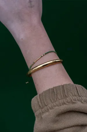 Atelline Miyuki Bead Khaki Bracelet