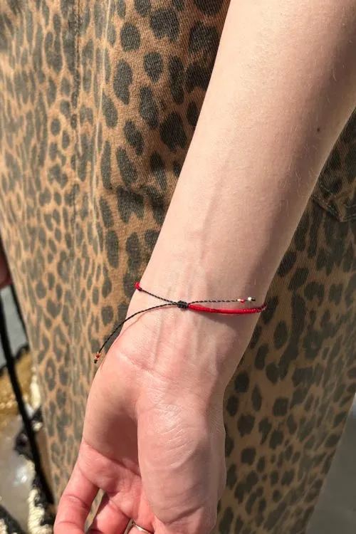 Atelline Miyuki Bead Red Bracelet