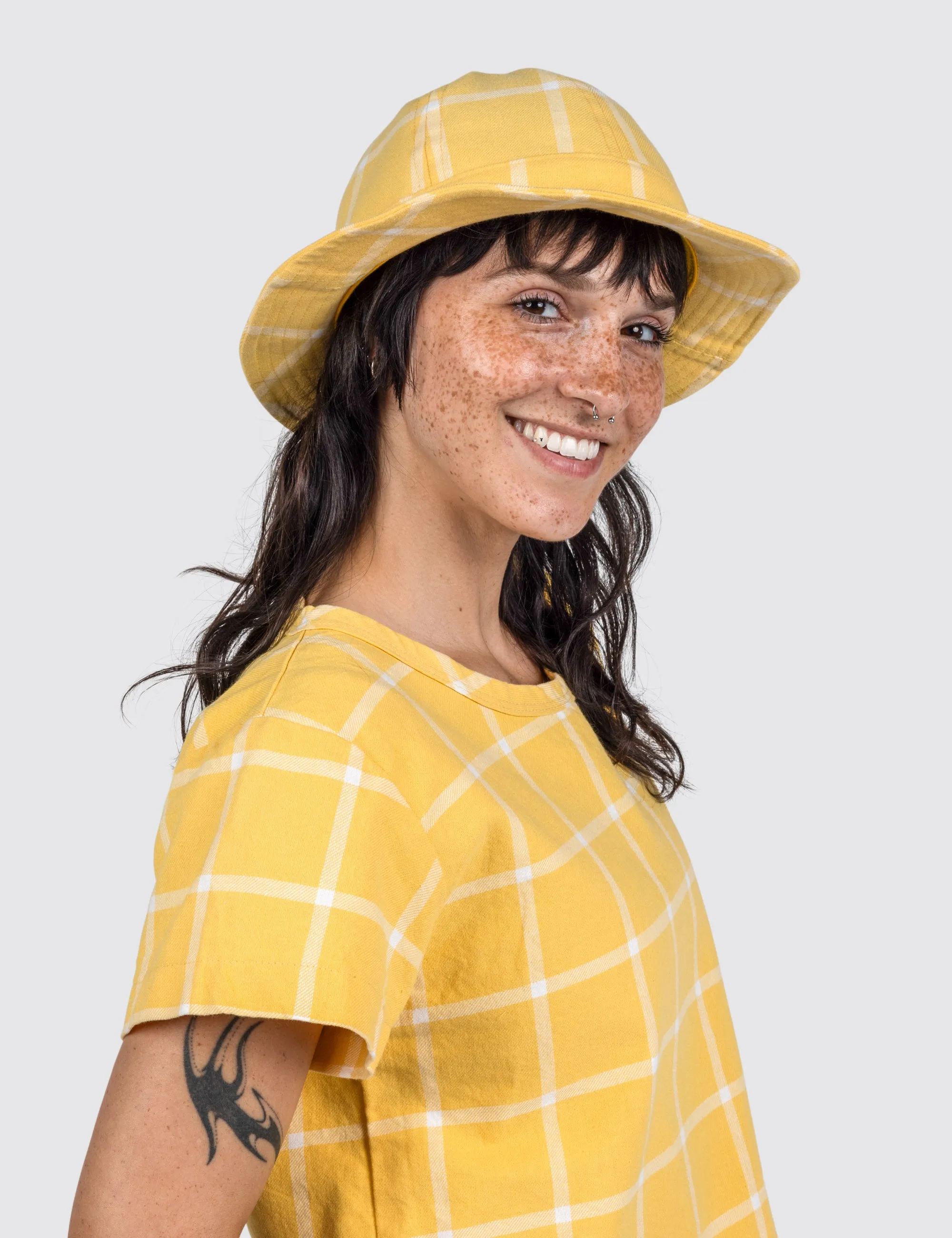 Banana Grid Bob Hat