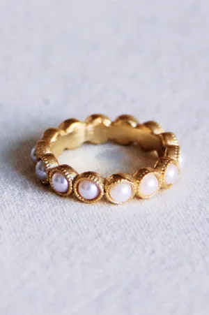 Bazou Minimalist Pearl Ring