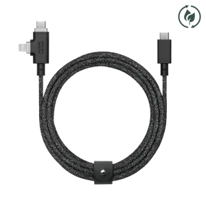 Belt Cable Duo Pro 240W (USB-C to USB-C & Lightning)
