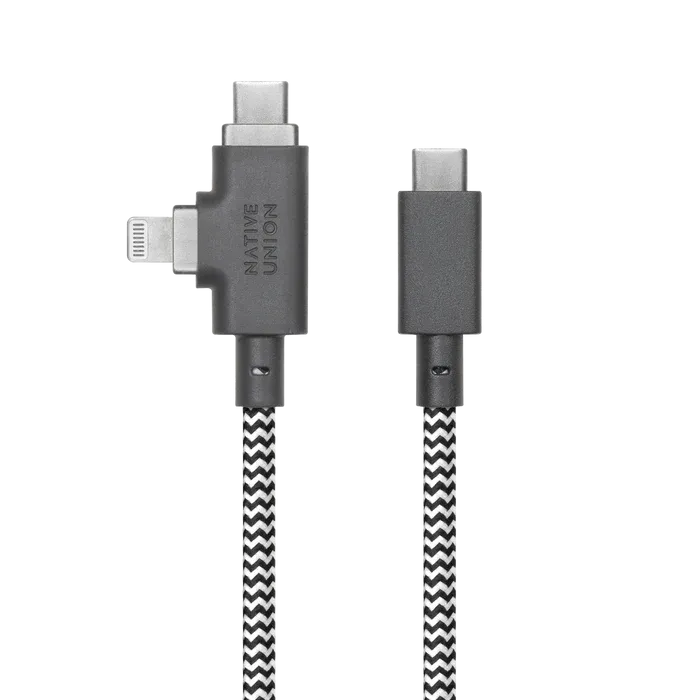Belt Cable Duo Pro 240W (USB-C to USB-C & Lightning)