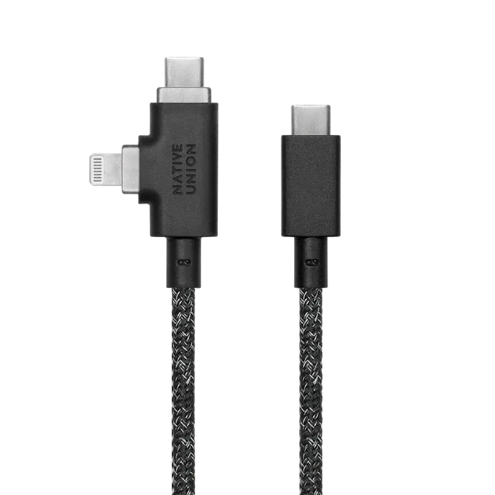 Belt Cable Duo Pro 240W (USB-C to USB-C & Lightning)