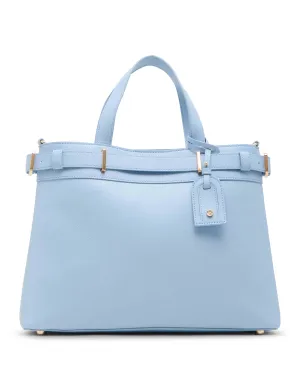 Belted Satchel with Convertible Strap