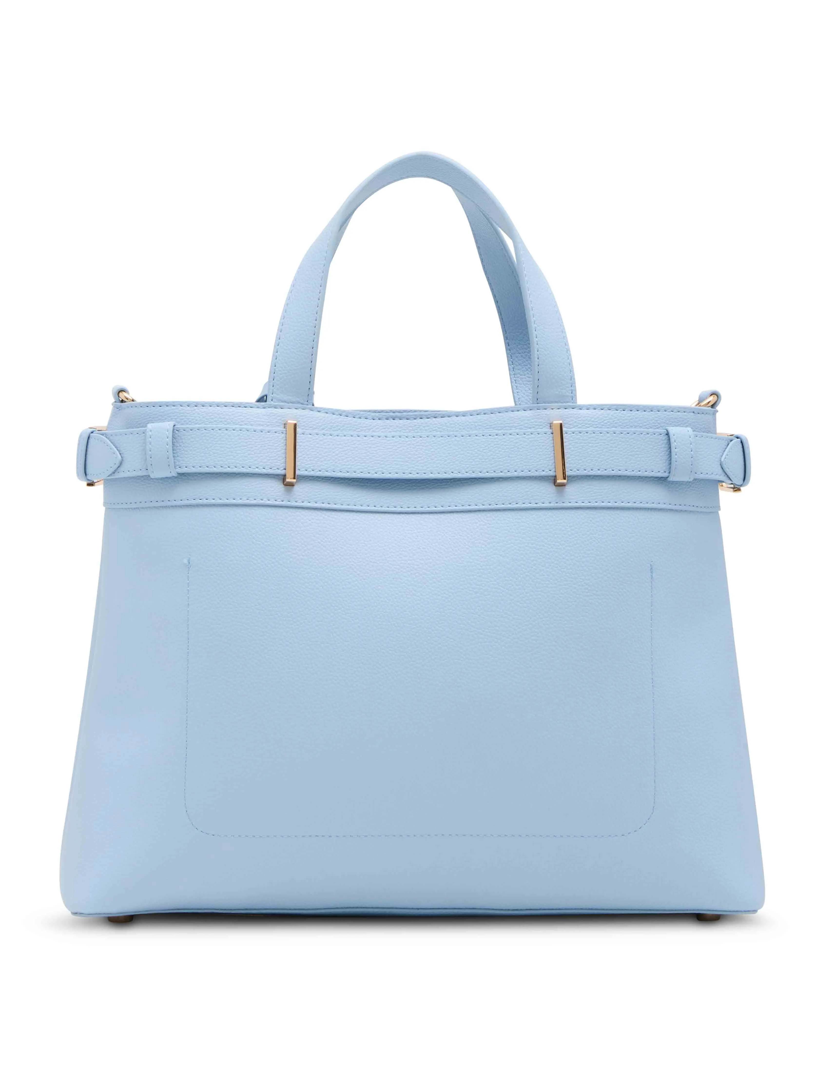 Belted Satchel with Convertible Strap
