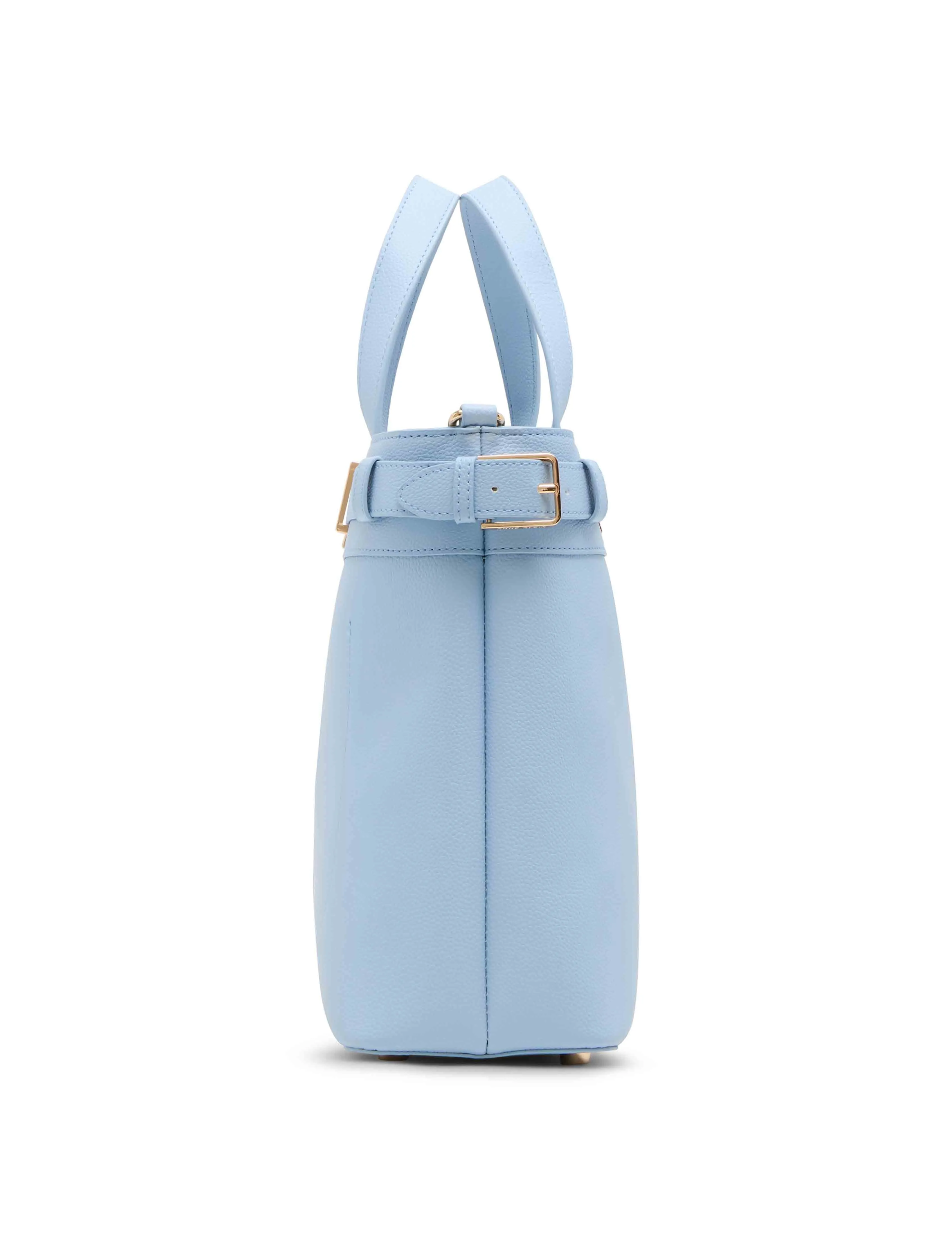 Belted Satchel with Convertible Strap