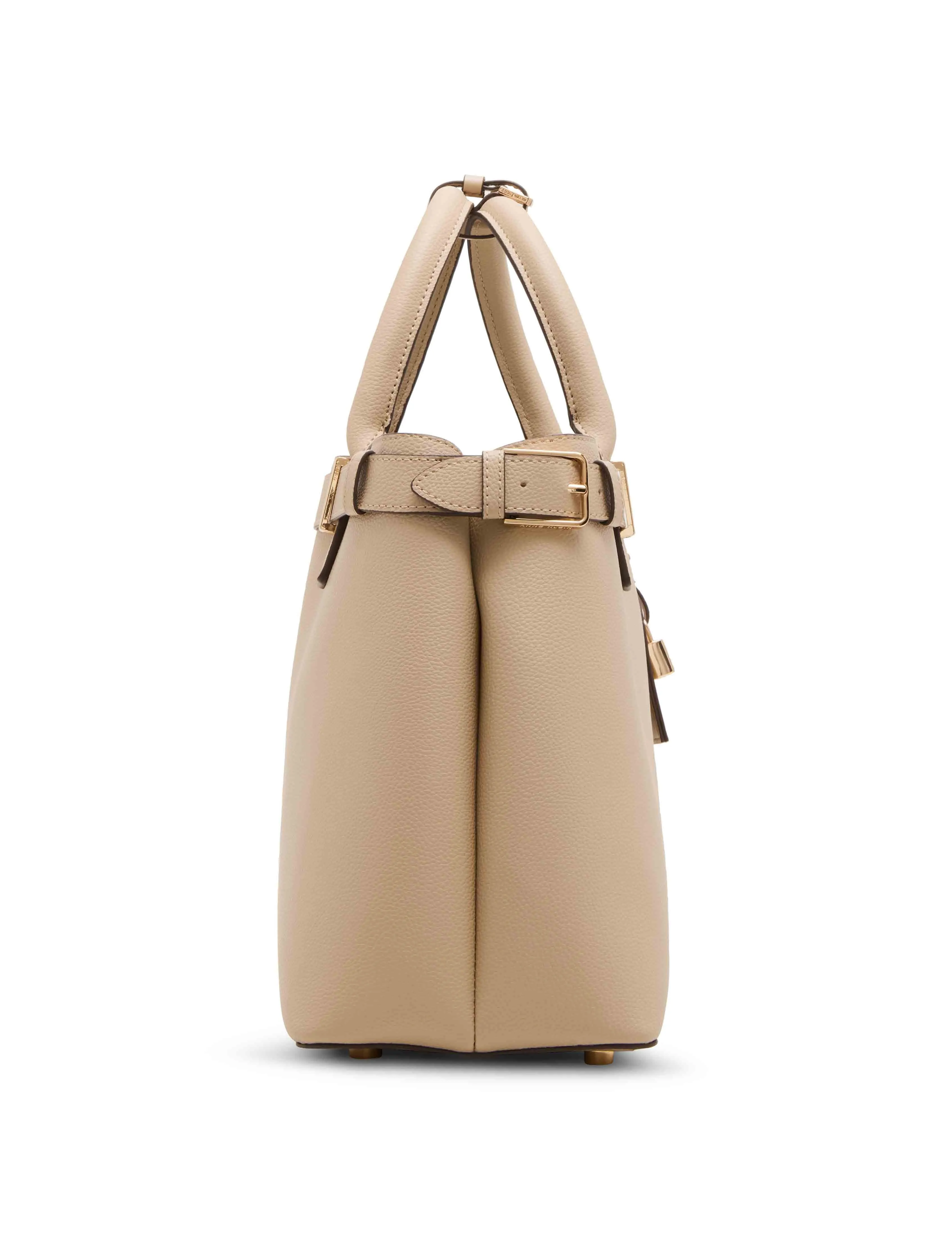 Belted Satchel with Convertible Strap