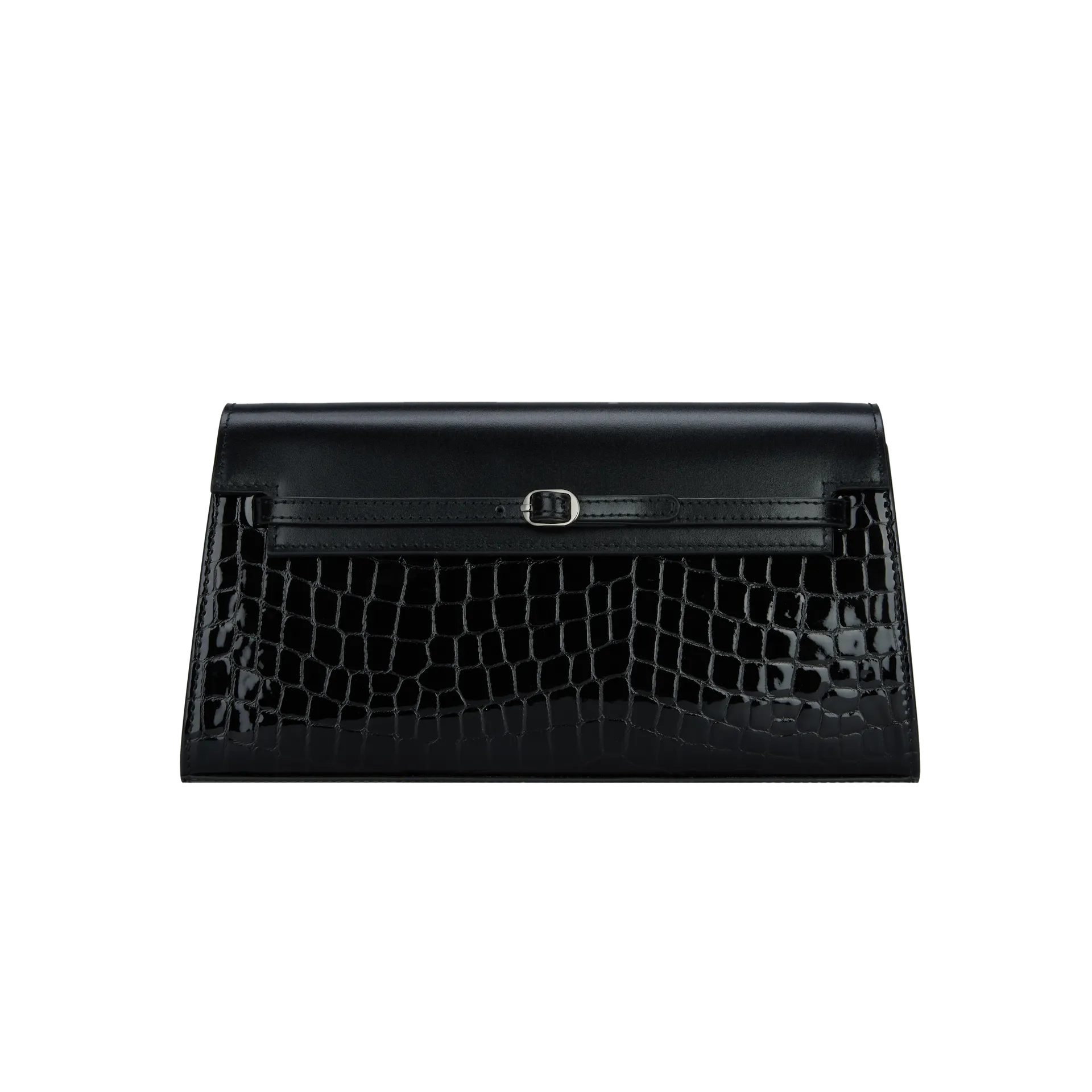 Black Croc Shoulder Bag (Limited Edition. Pre-Order Only)