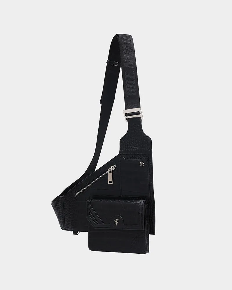 Blast Off Sling Bag in Black