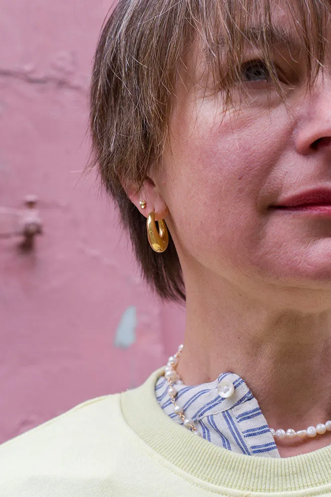 By-Bar Ellis Gold Hoop Earrings