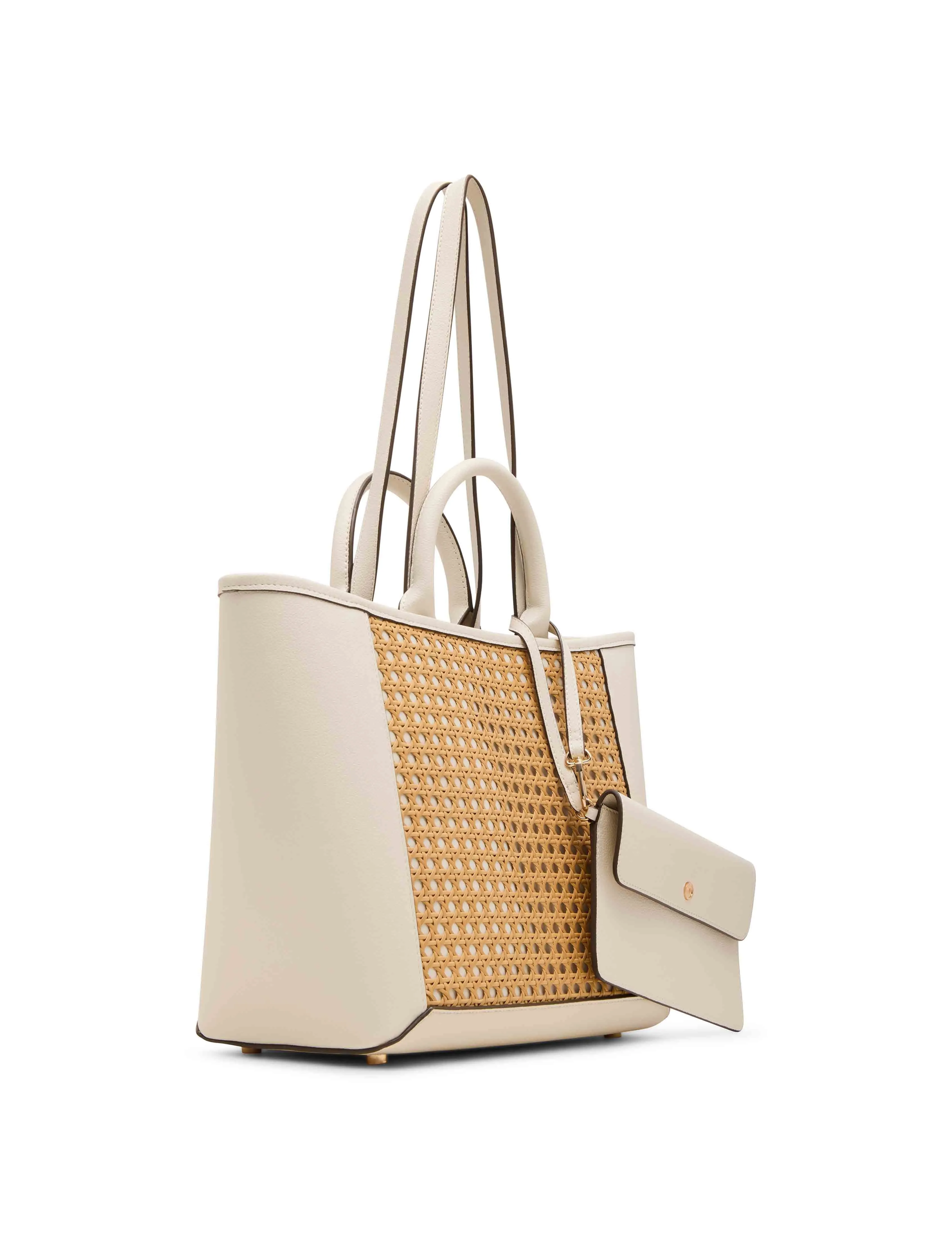 Caining Medium Tote with Convertible Strap