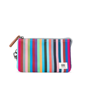 Carnaby with Wrist Strap Multi Stripe Recycled Canvas
