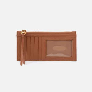 Carte Card Case In Pebbled Leather - Warm Honey