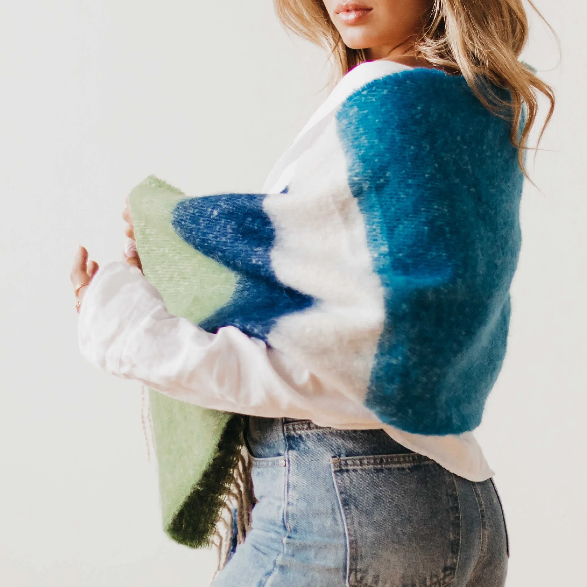 Catie Color Block Scarf