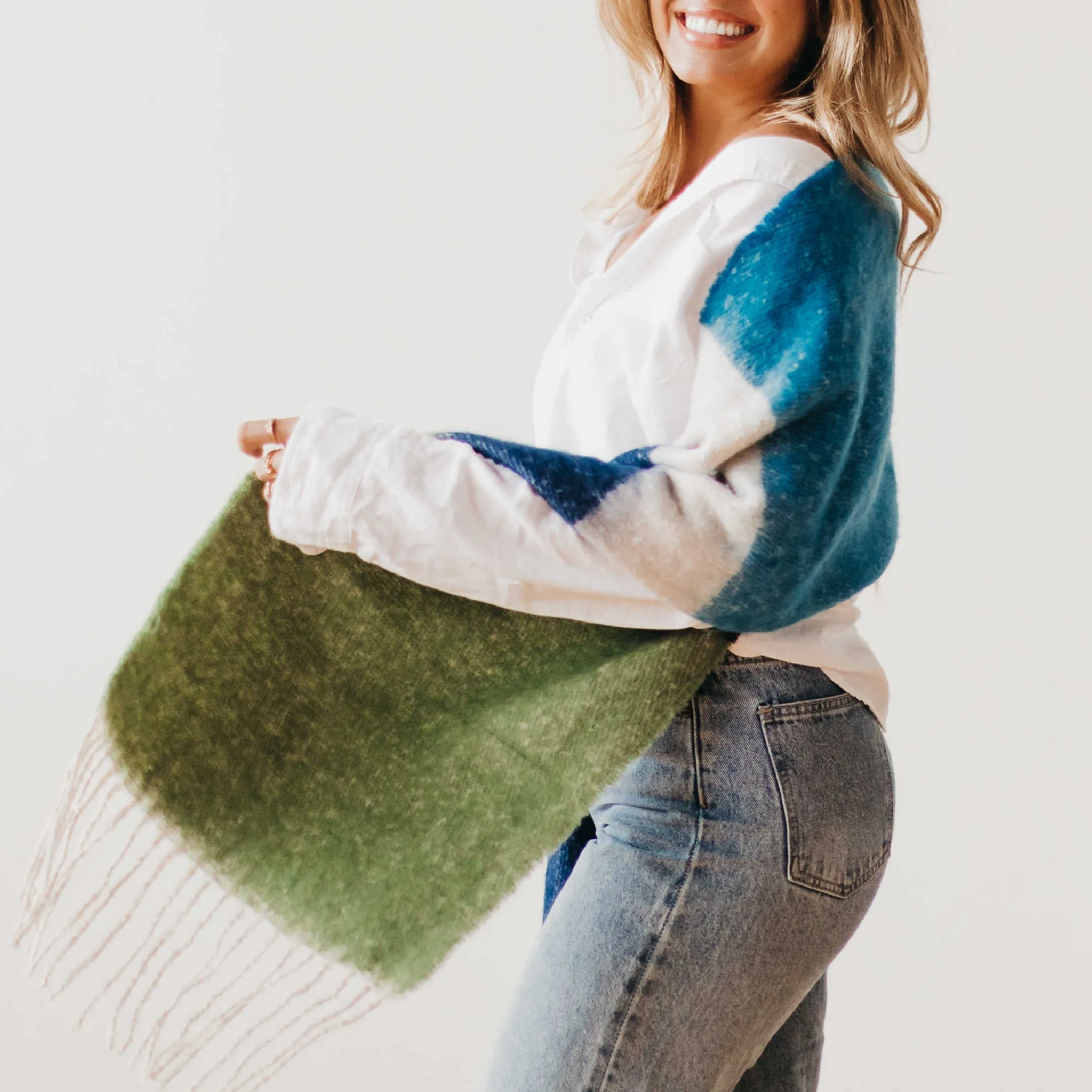Catie Color Block Scarf
