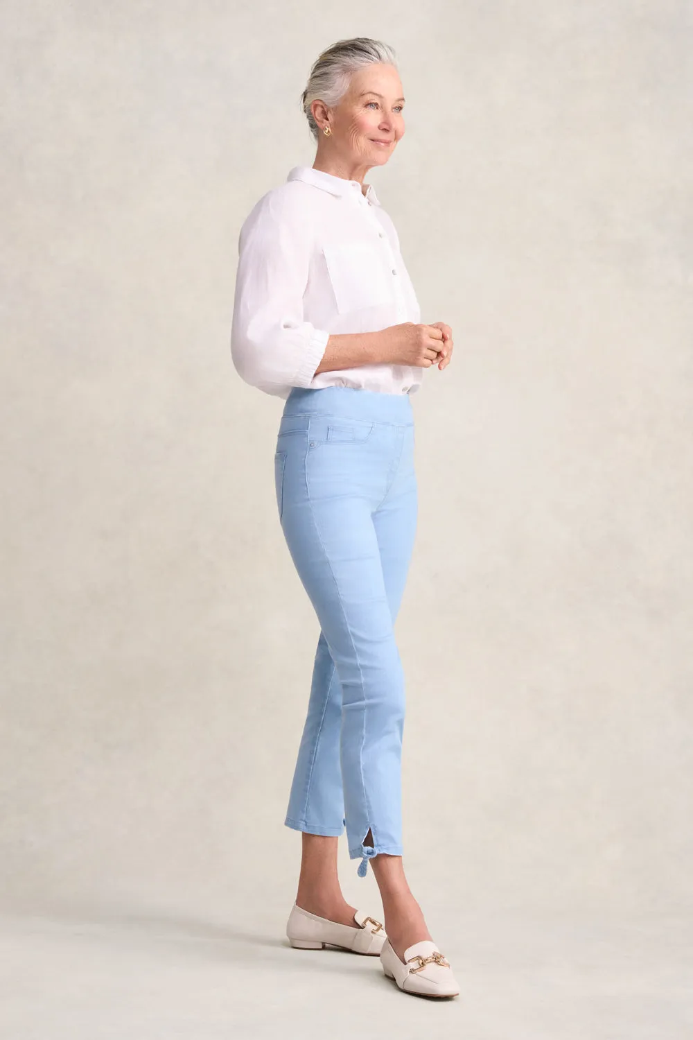 Chiara Chain White Loafer - White