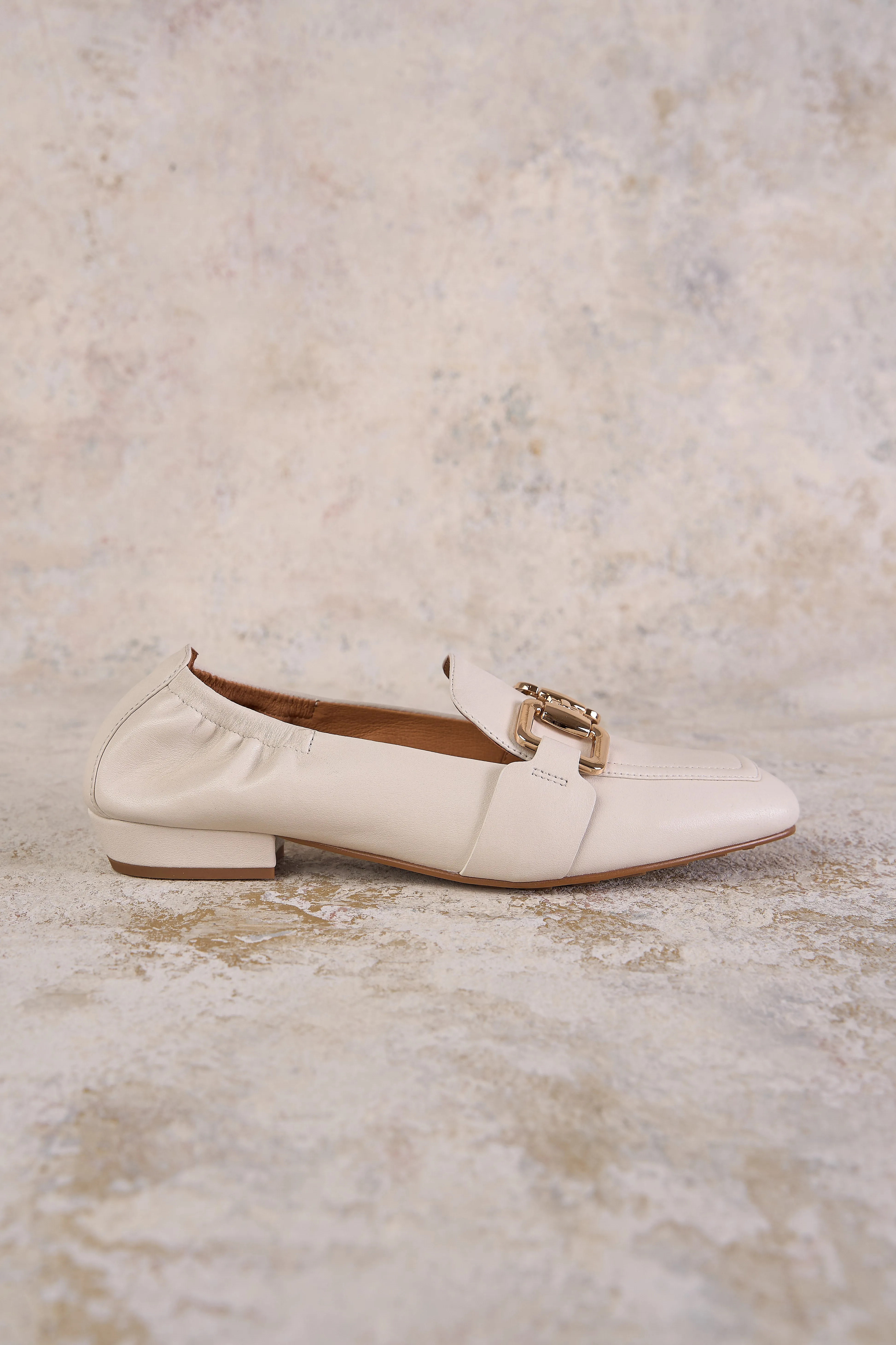 Chiara Chain White Loafer - White