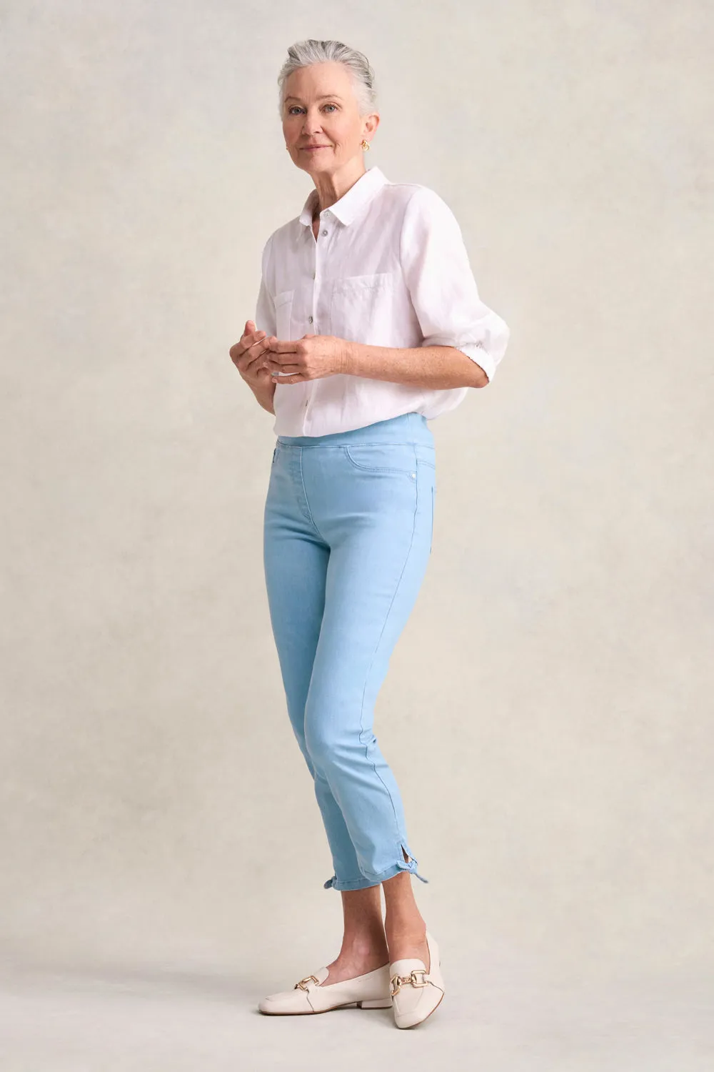 Chiara Chain White Loafer - White