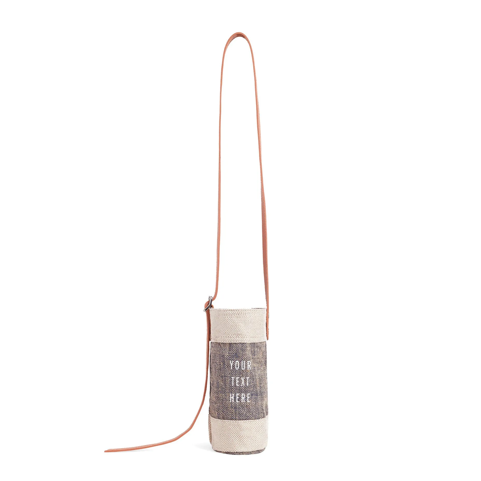 Crossbody Bottle Bag in Chambray