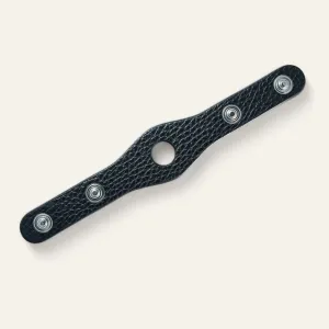 Deco Connector Mini | Black with Silver hardware (Stud)