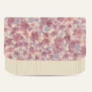 Deco Fringing | Cherry Blossom Cream with Gold hardware