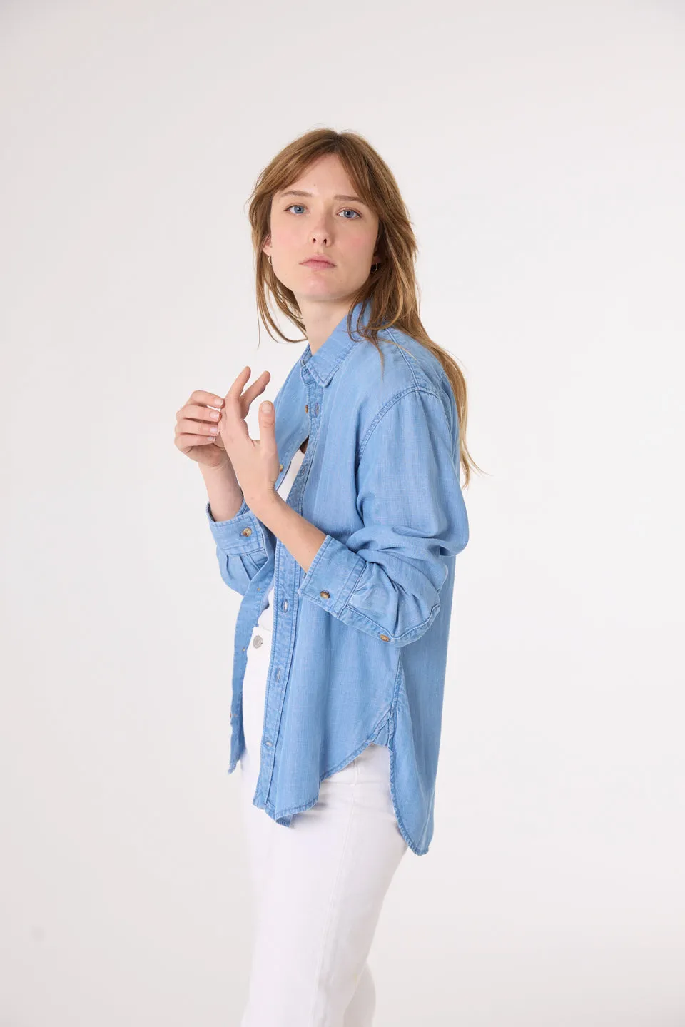 Denim Shirt  Maria Celeste Indigo