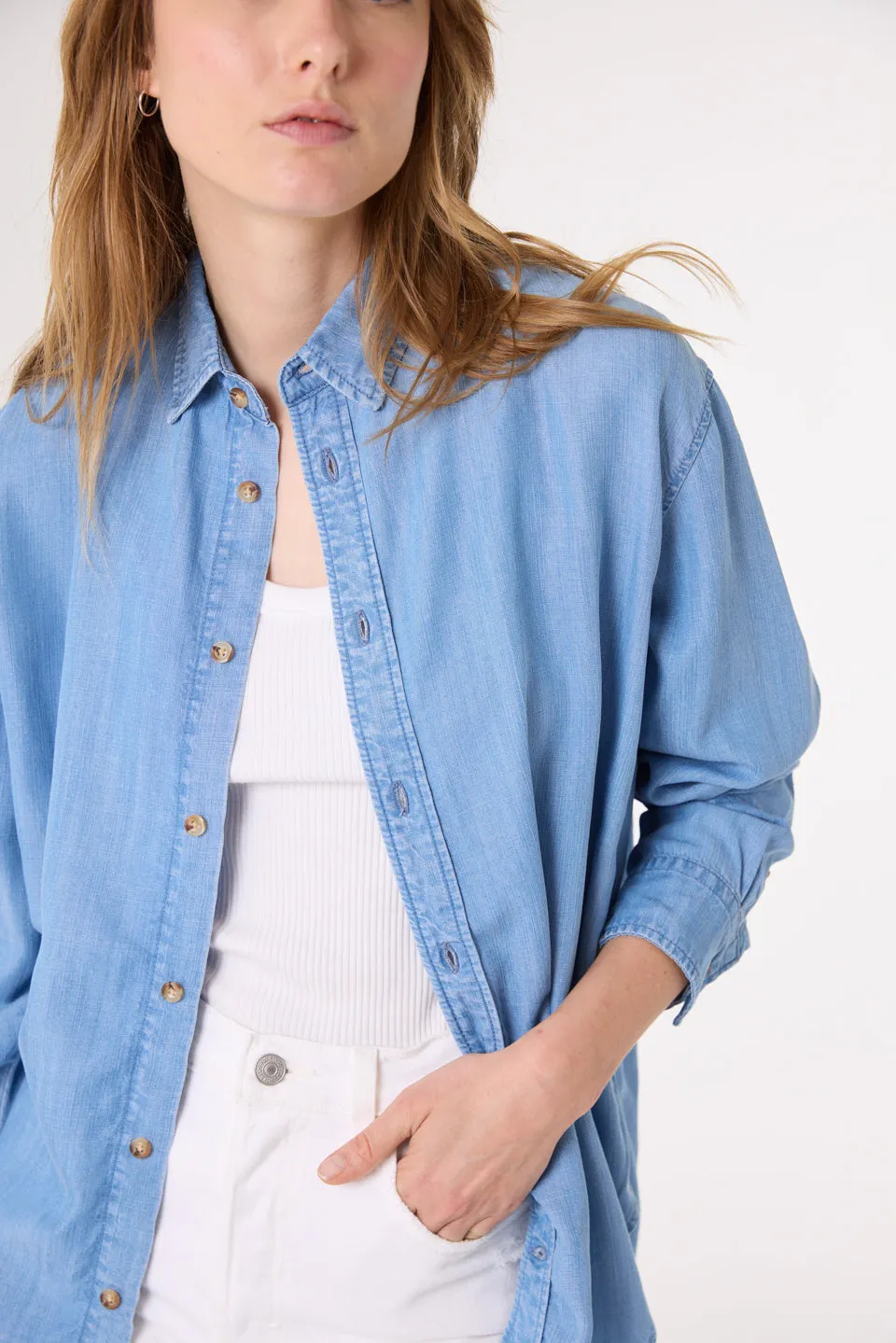 Denim Shirt  Maria Celeste Indigo