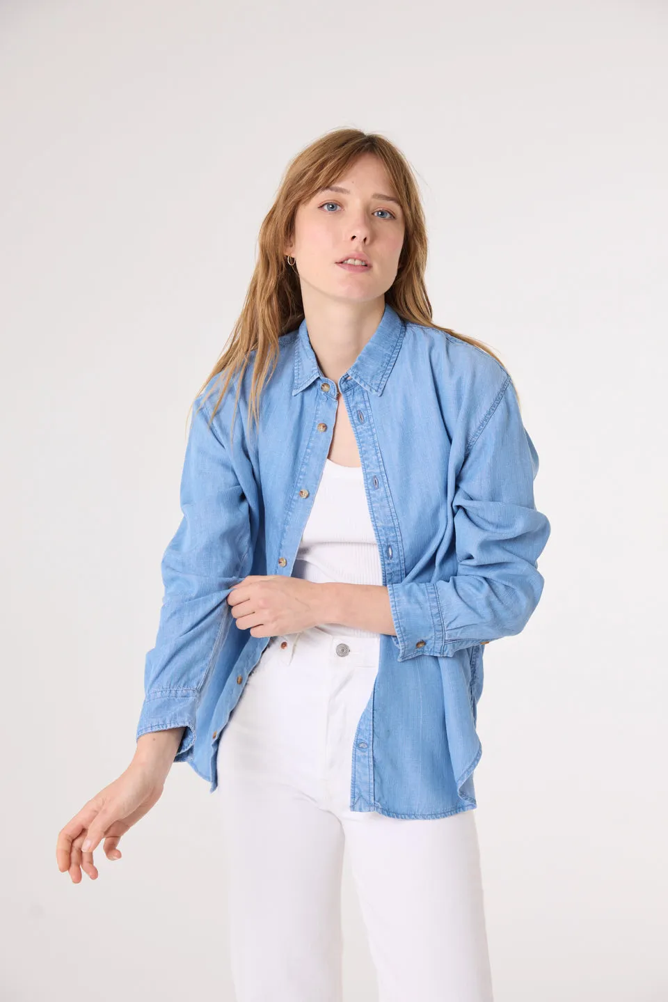 Denim Shirt  Maria Celeste Indigo