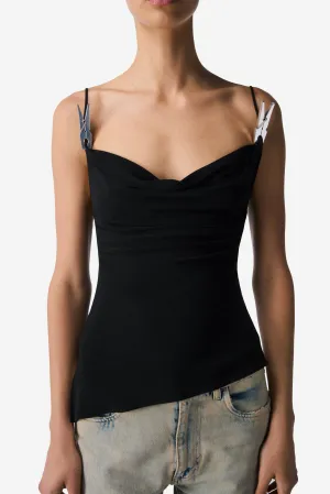 Draped Washing Clip Gala Top