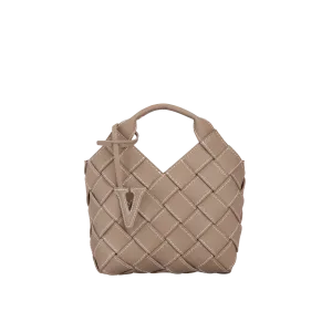 Etoupe Woven Basket Bag
