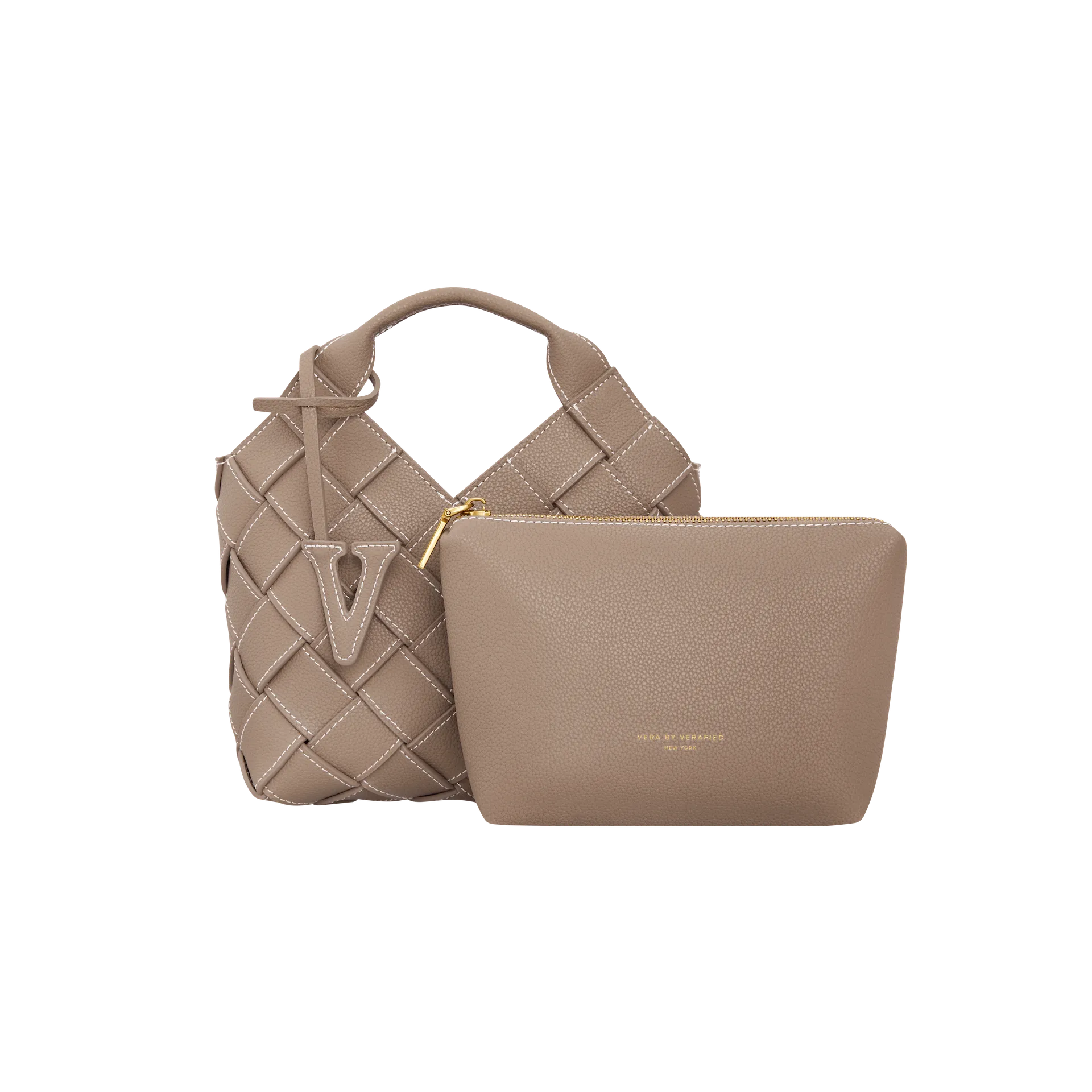 Etoupe Woven Basket Bag