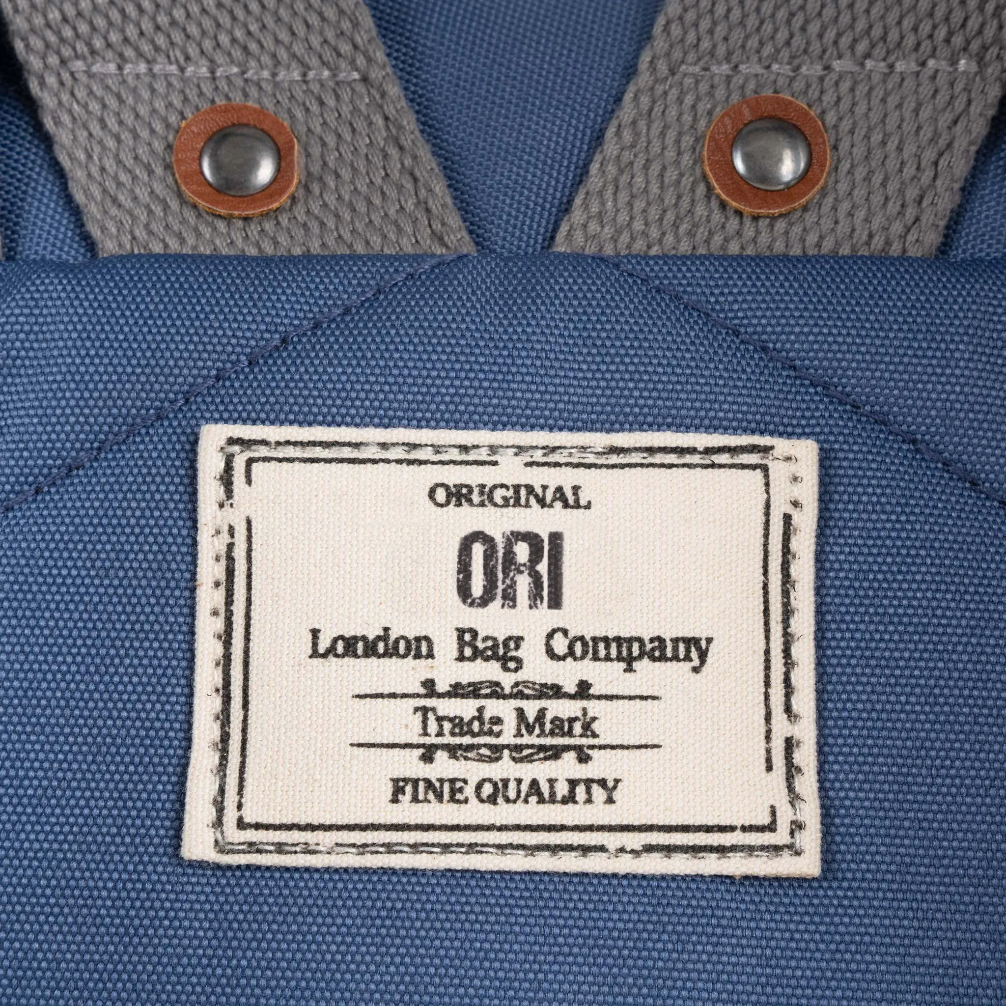 Finchley A Burnt Blue Recycled Canvas