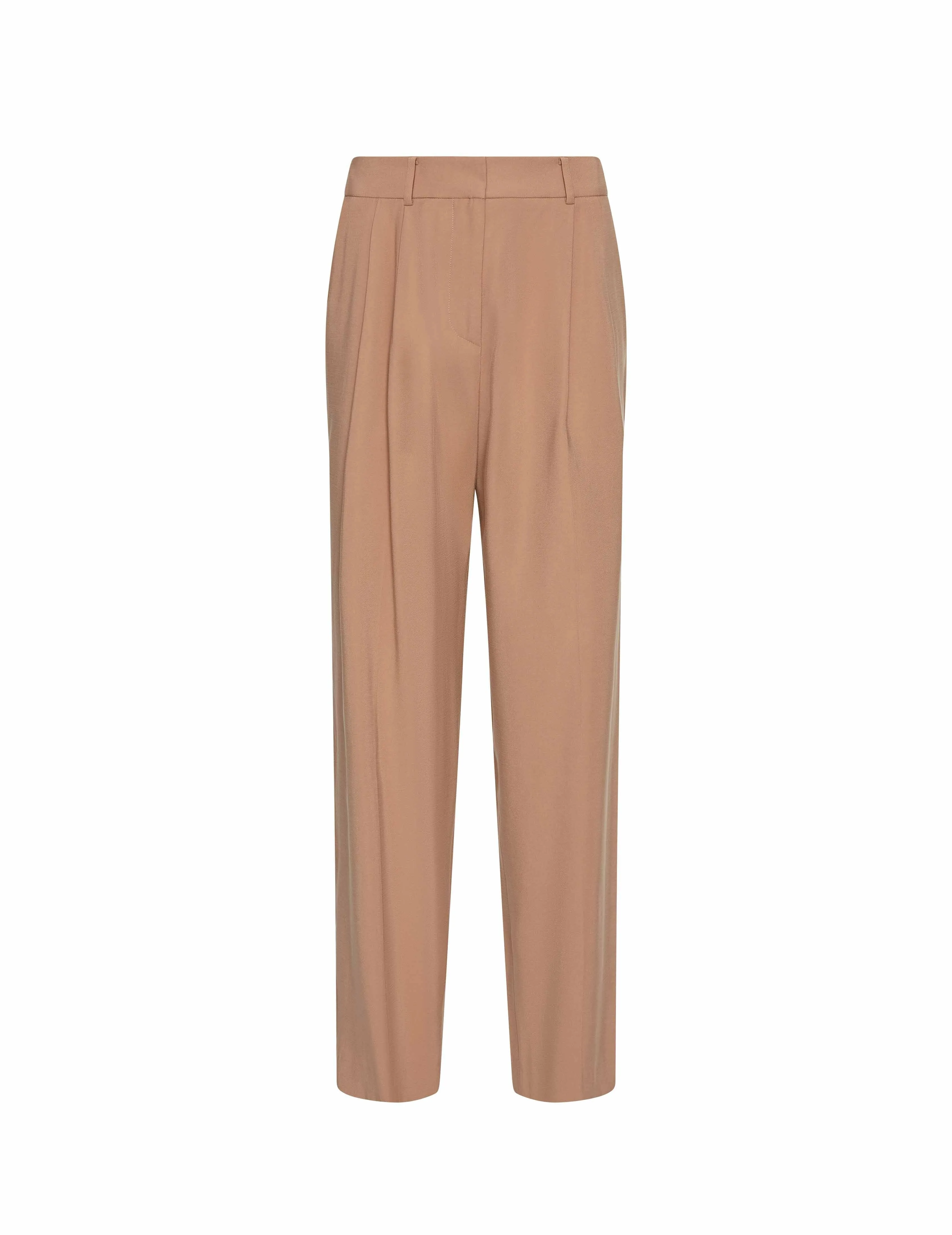 Fly Front High Rise Pleated Pant- Sale