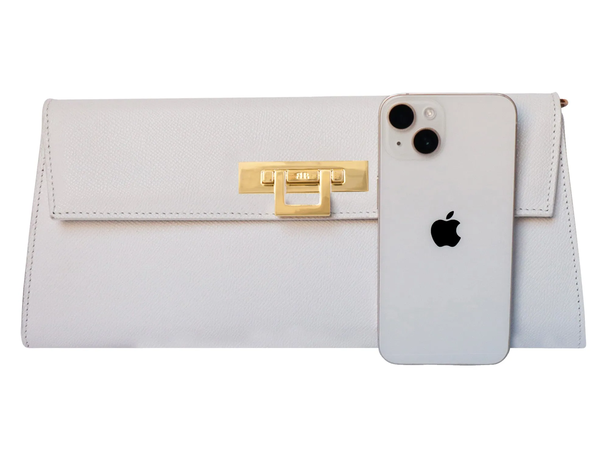 Fonteyn Clutch Pythonskin Handbag - Natural