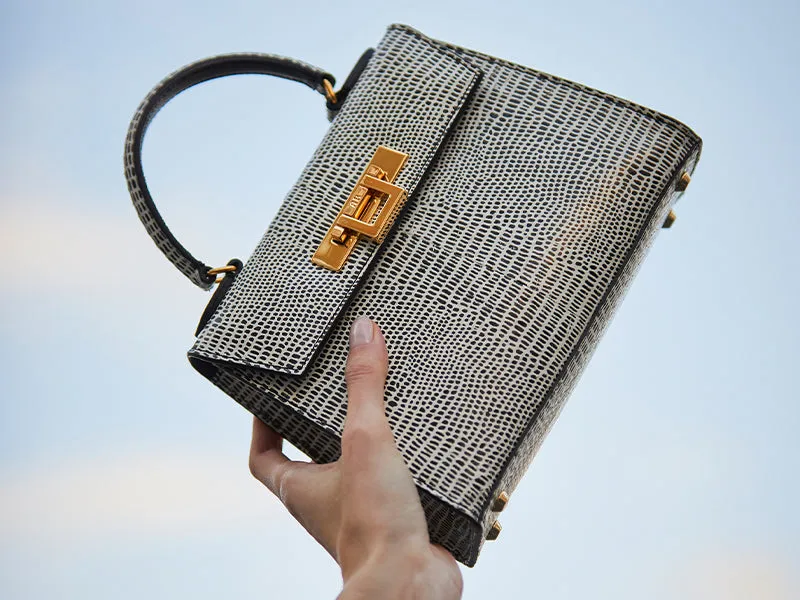 Fonteyn Midi Snakeskin - Black/White