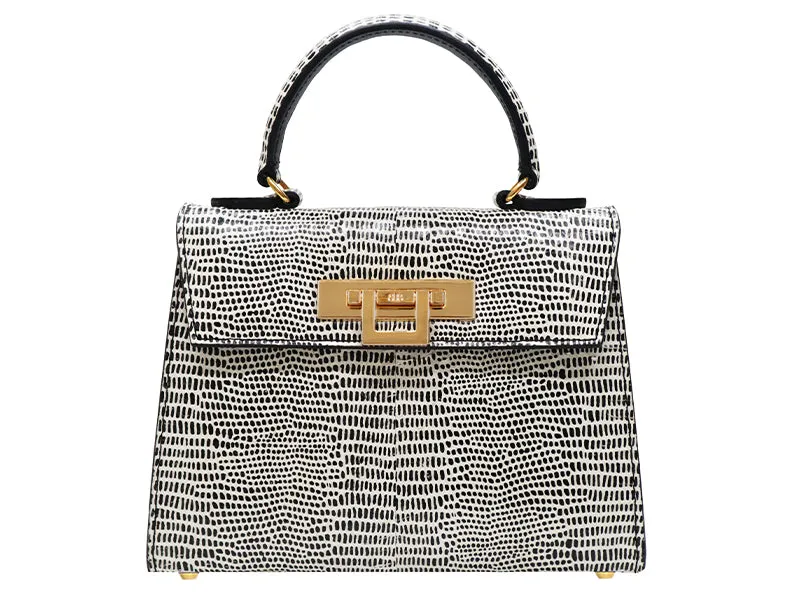 Fonteyn Midi Snakeskin - Black/White