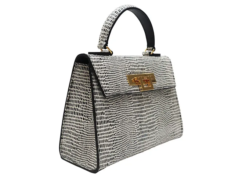 Fonteyn Midi Snakeskin - Black/White