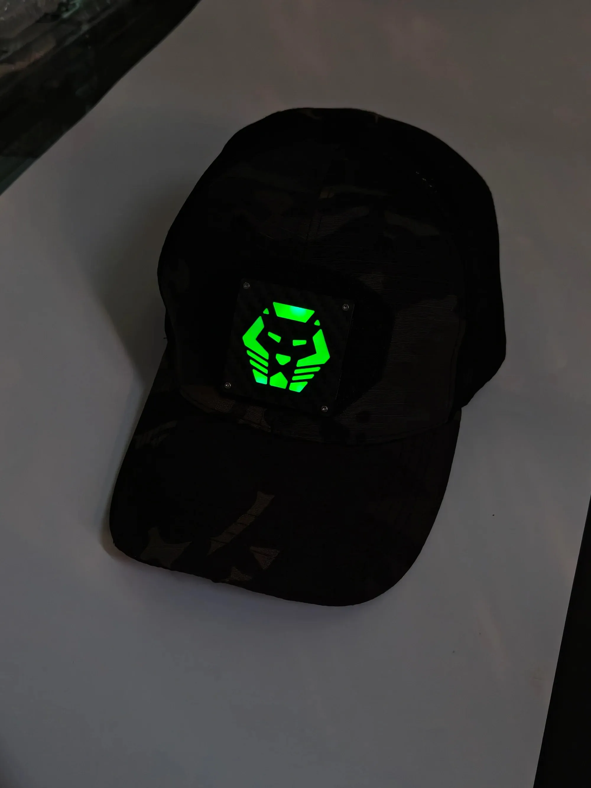 Glowing Velcro Logo Patch