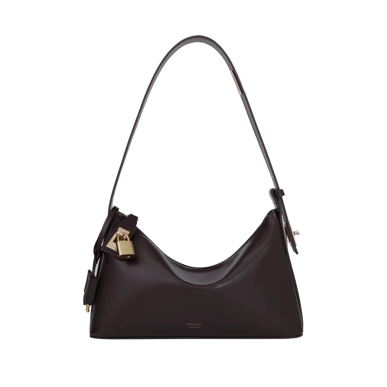 Gold Chocolate Hobo Bag