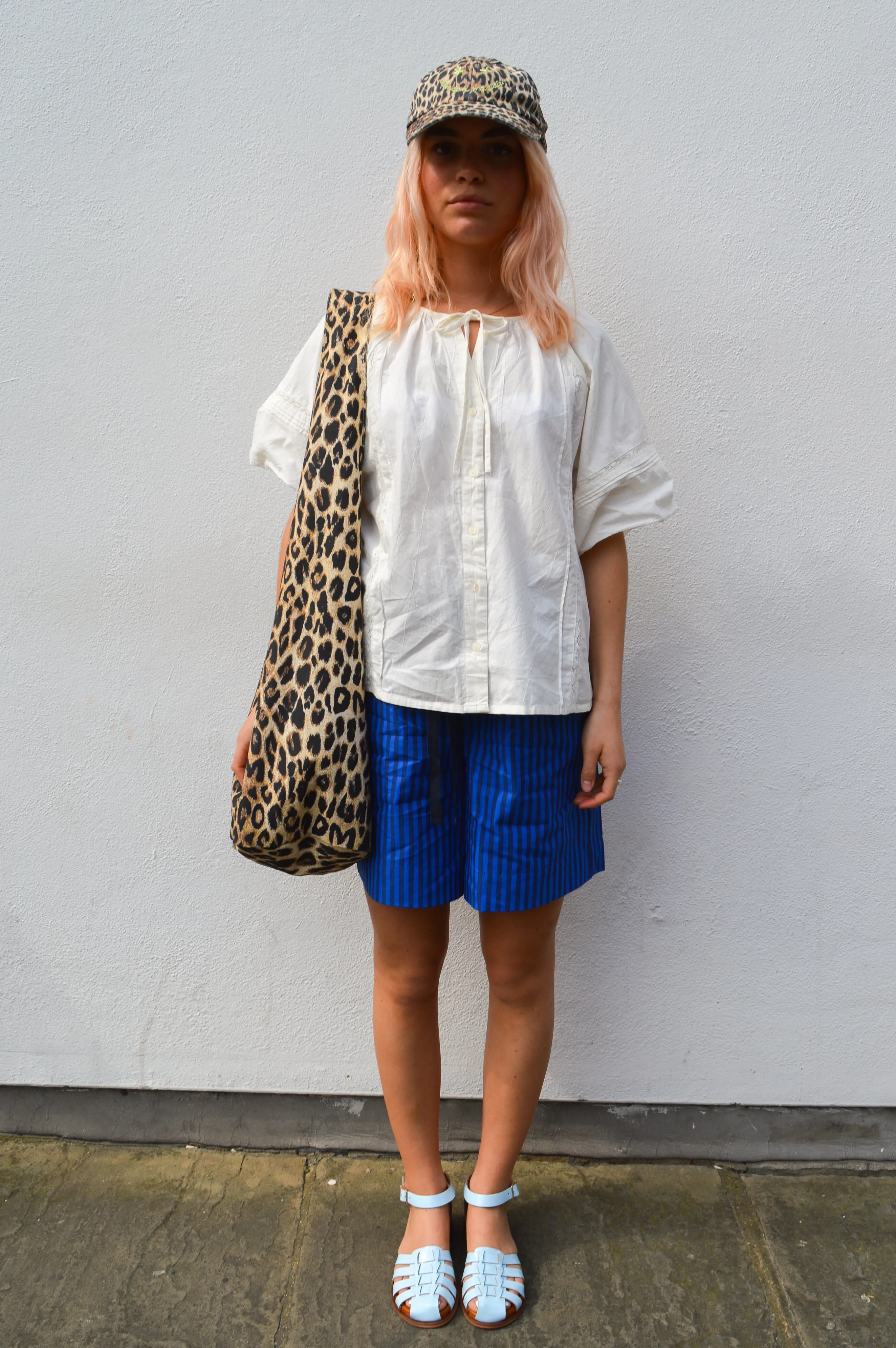 ICHI Utako Cloud Dancer Blouse