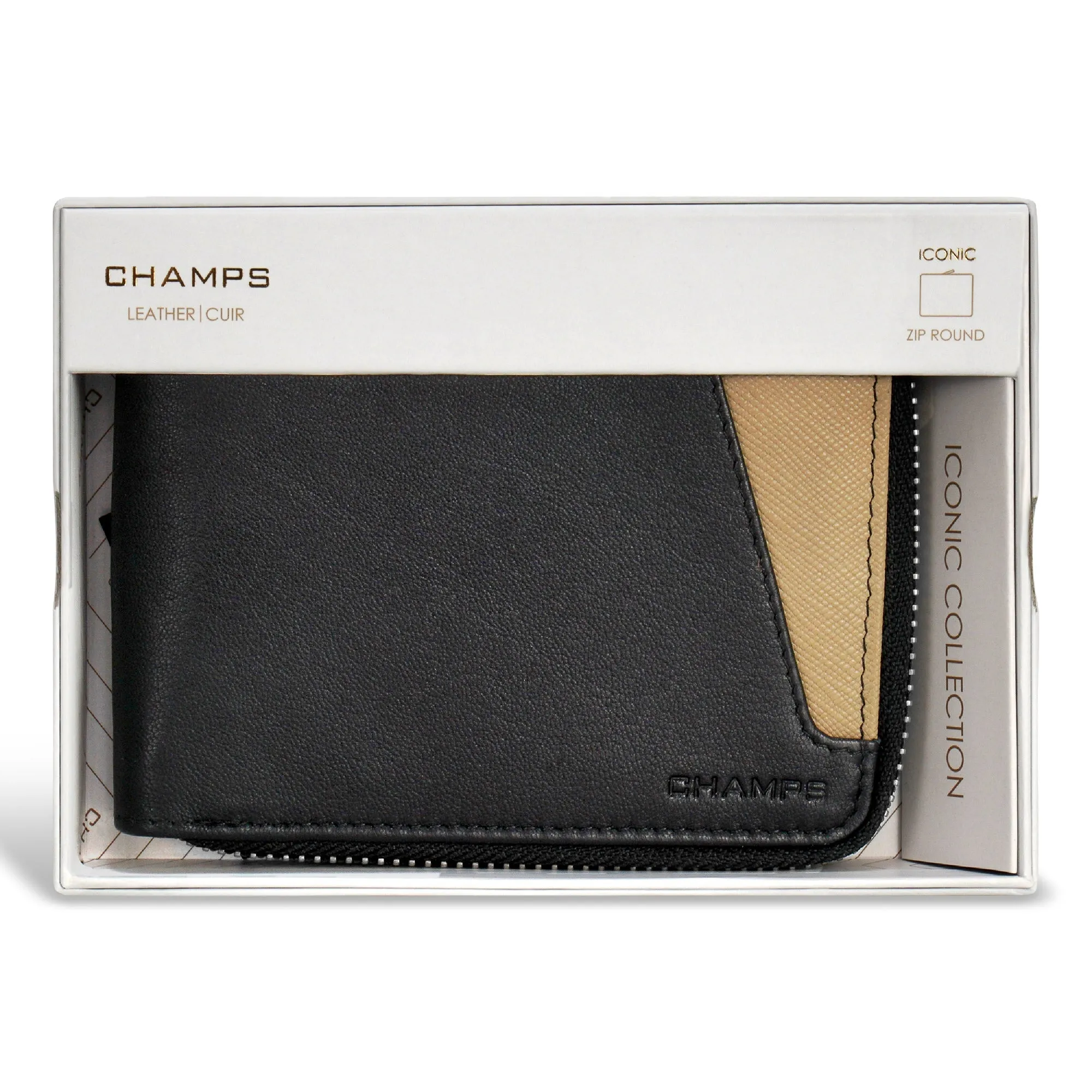 Iconic / Leather Zip Around Wallet
