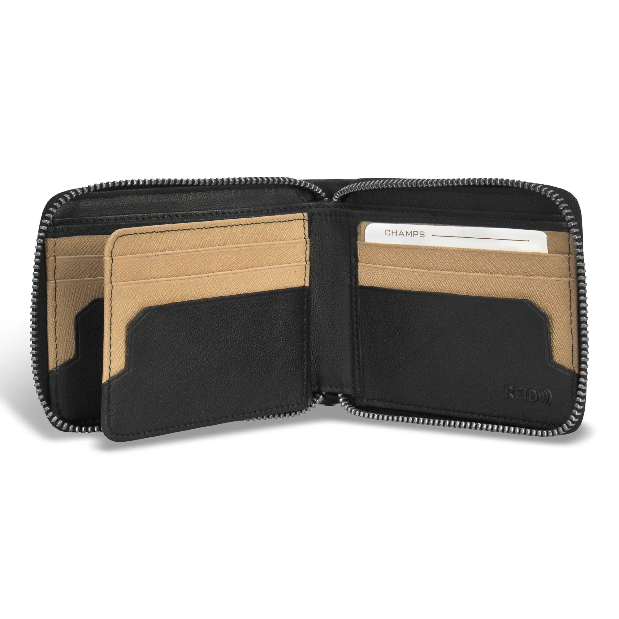 Iconic / Leather Zip Around Wallet