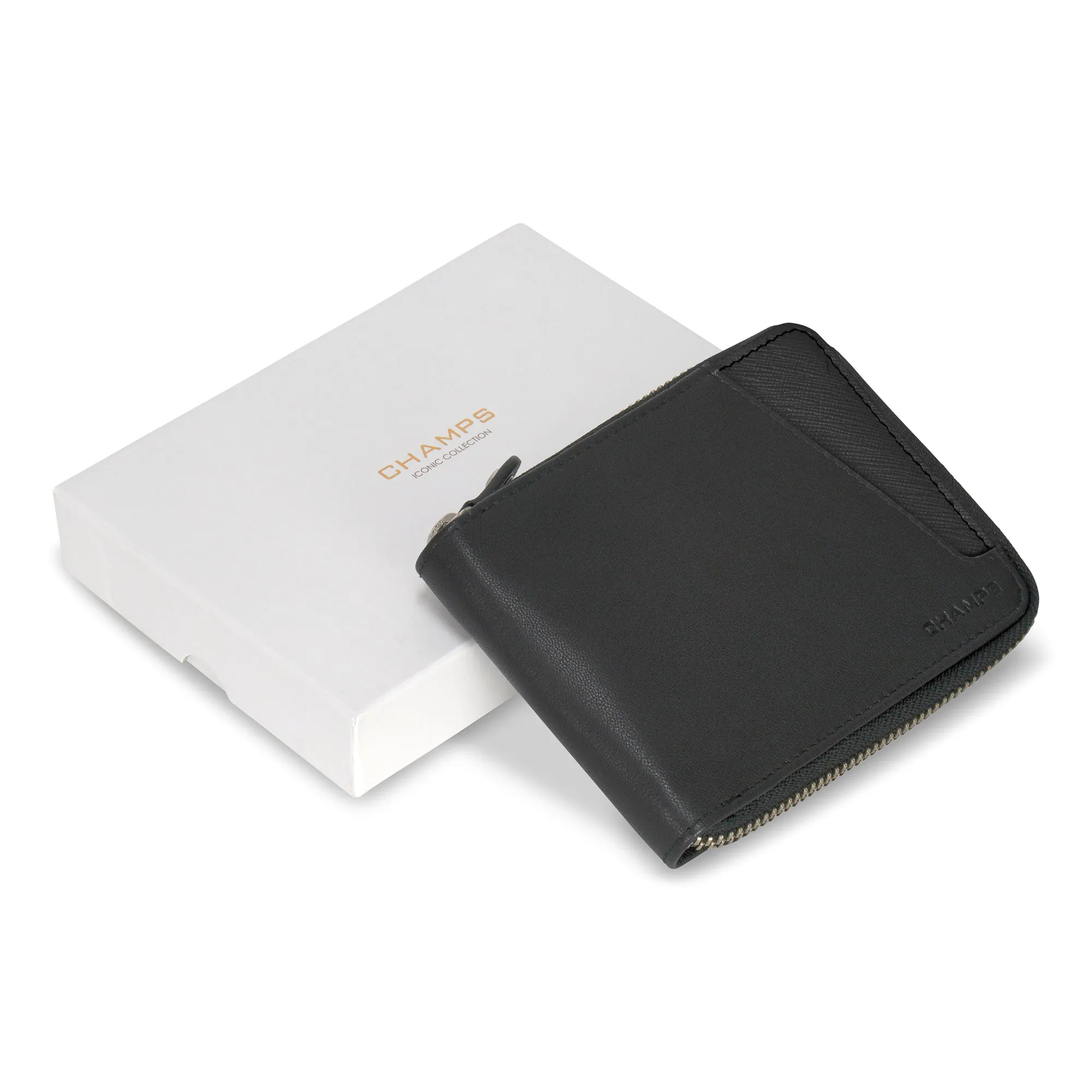 Iconic / Leather Zip Around Wallet