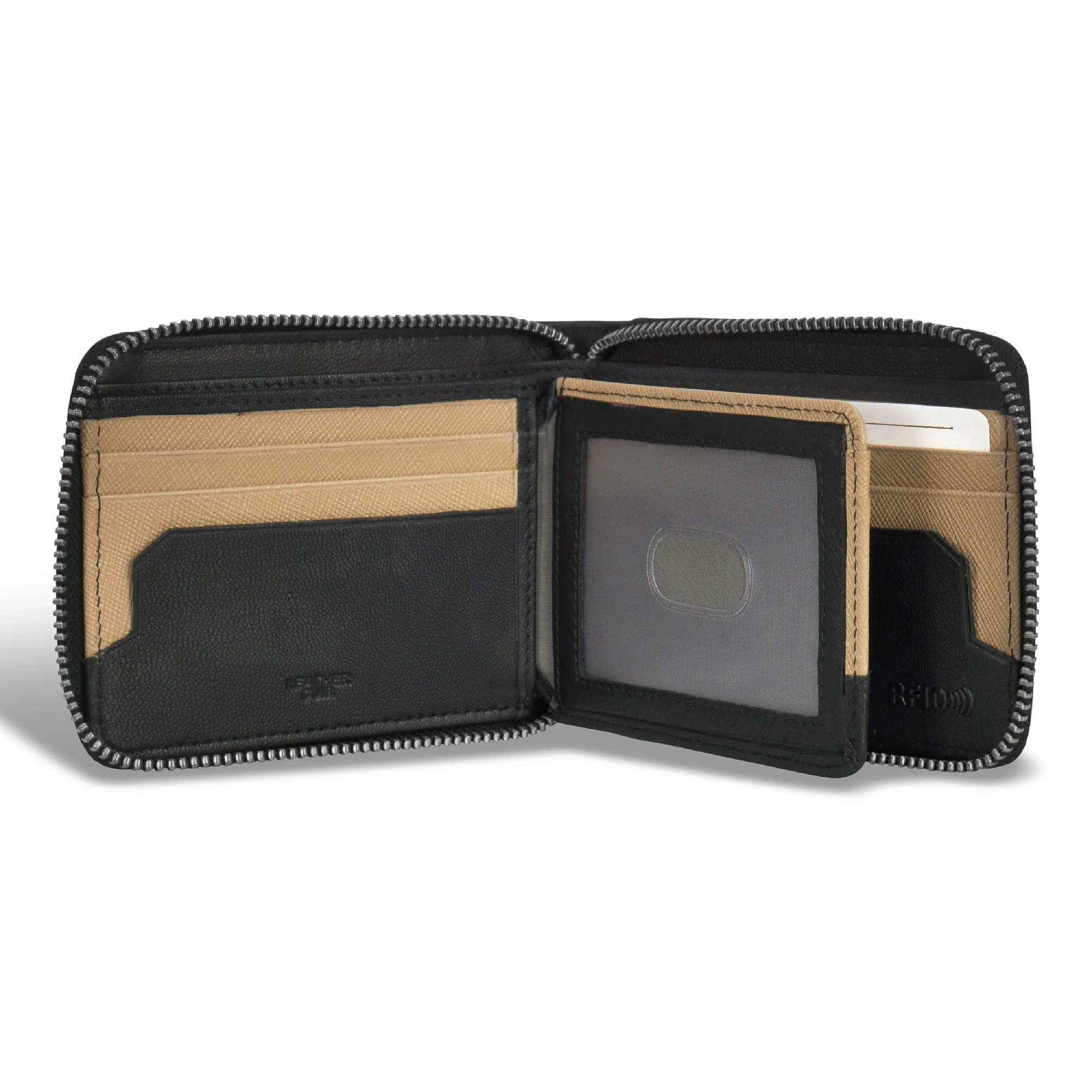 Iconic / Leather Zip Around Wallet
