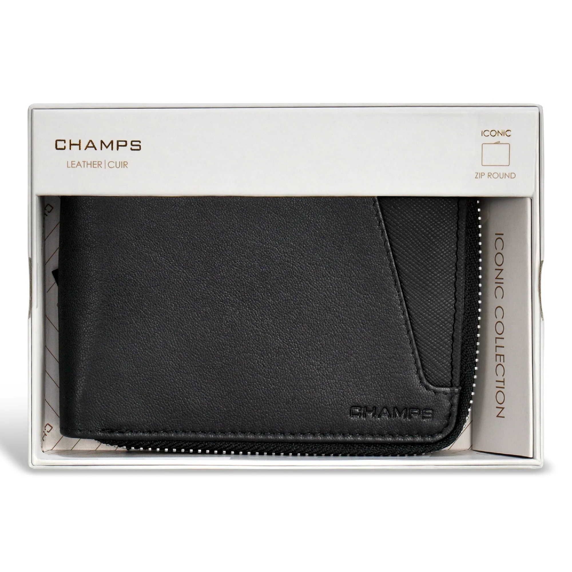 Iconic / Leather Zip Around Wallet