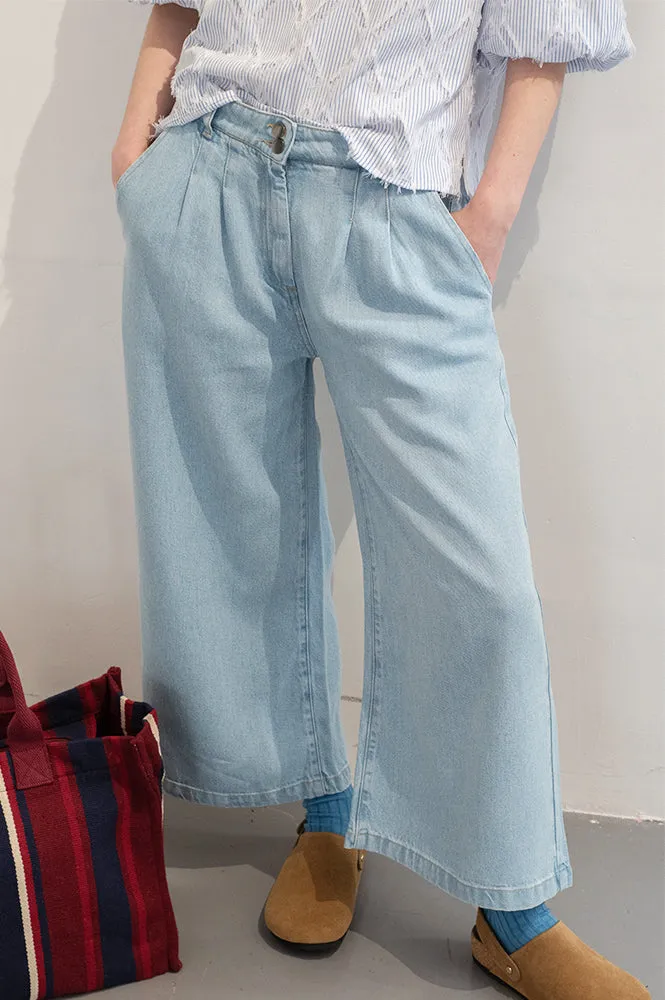 Indi & Cold Tejano Light Wash Trousers