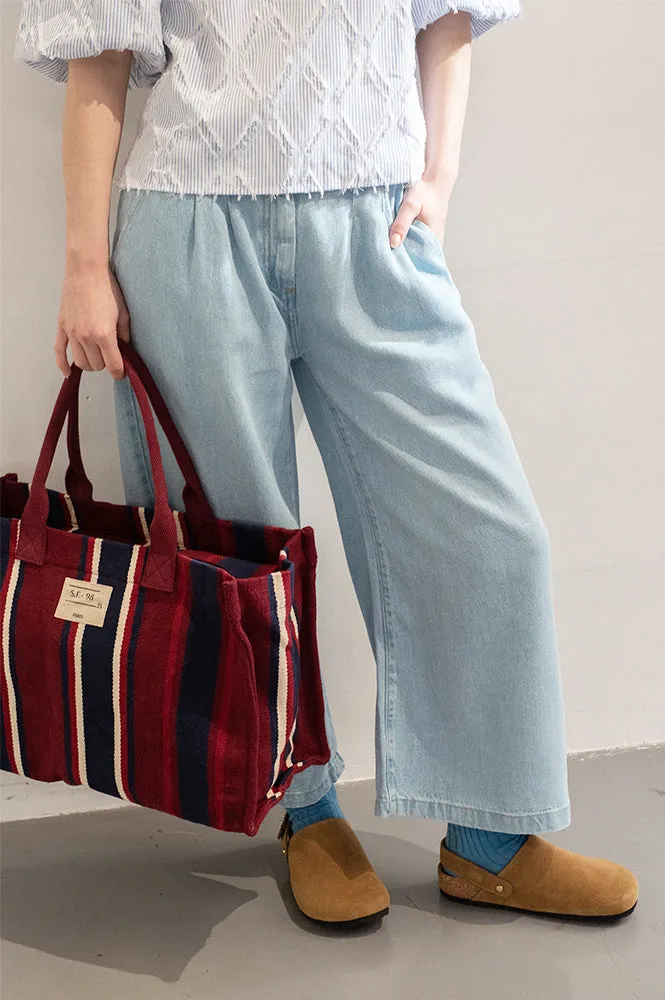 Indi & Cold Tejano Light Wash Trousers