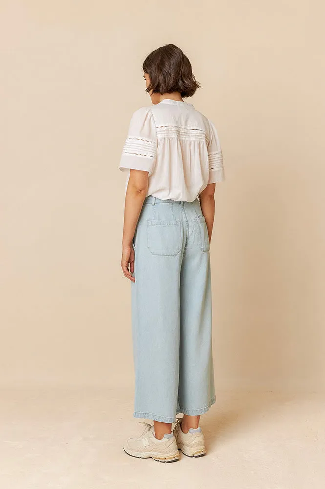 Indi & Cold Tejano Light Wash Trousers